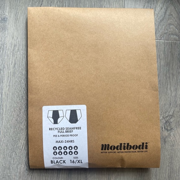 Modibodi Recycled Seamfree Full Brief (Maxi) - Picture 3 of 4